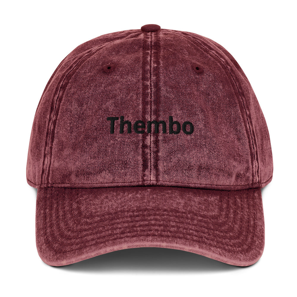 Maroon Thembo Vintage Dad Hat