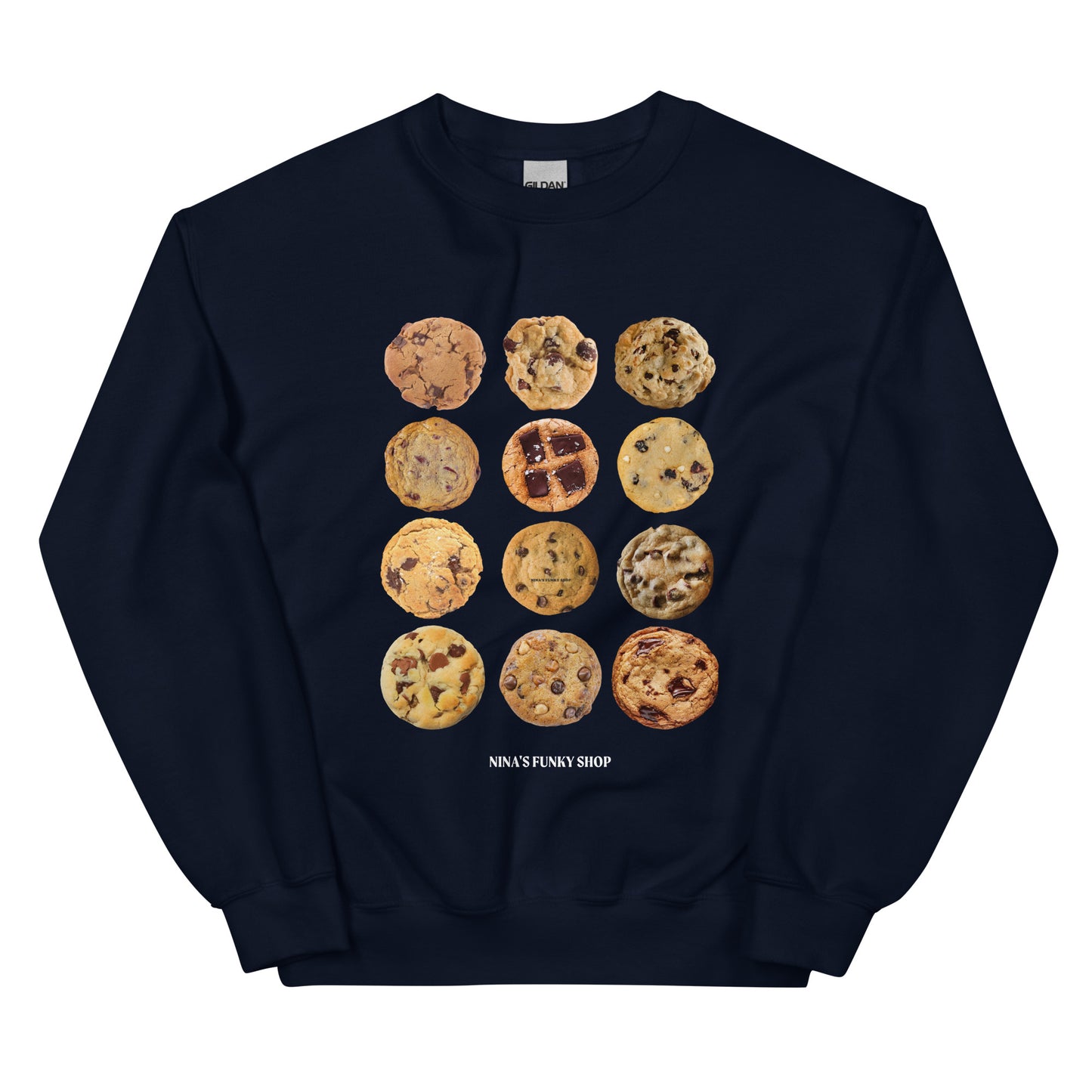 Navy 12 Cookies Sweatshirt