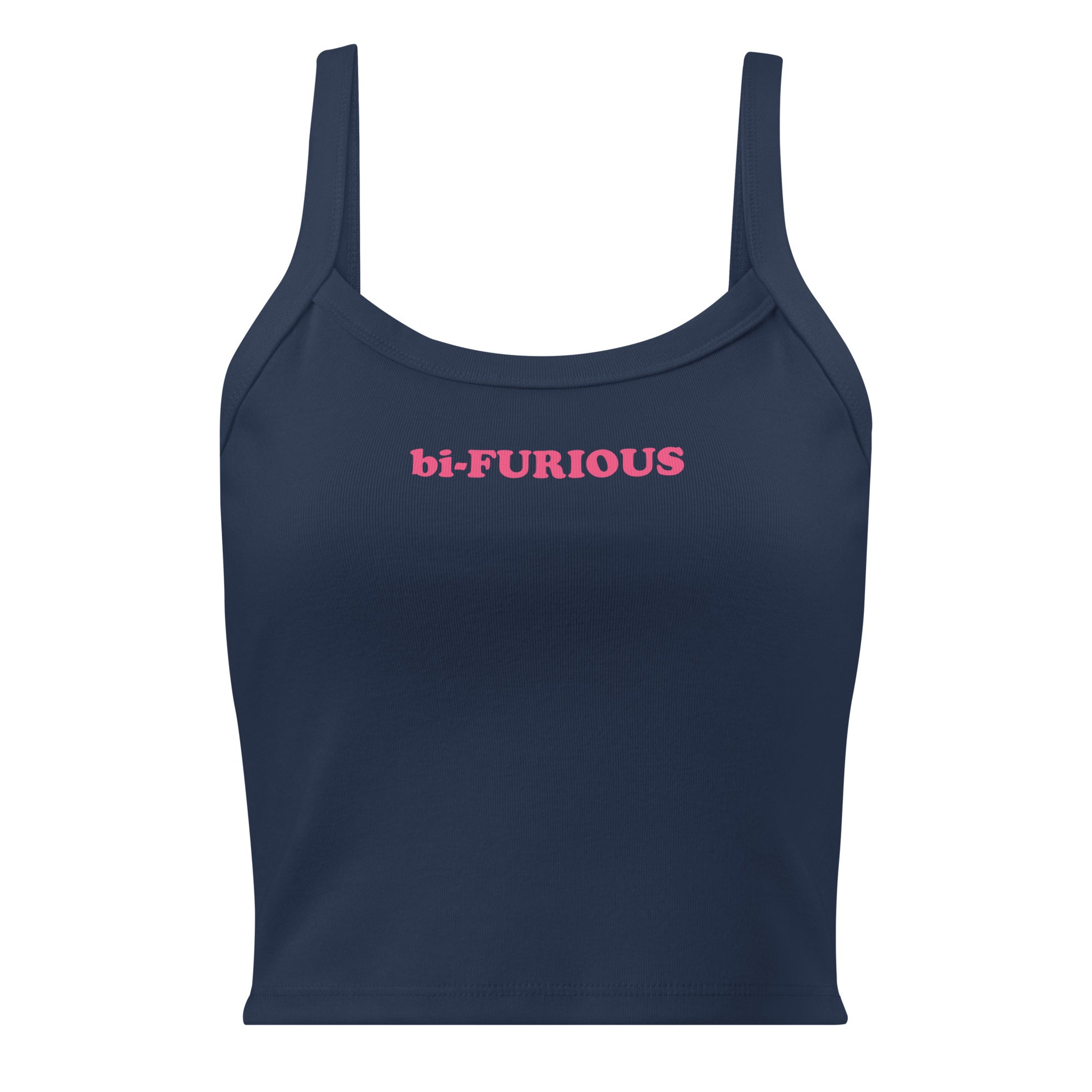 Navy Bi-Furious Tank Top