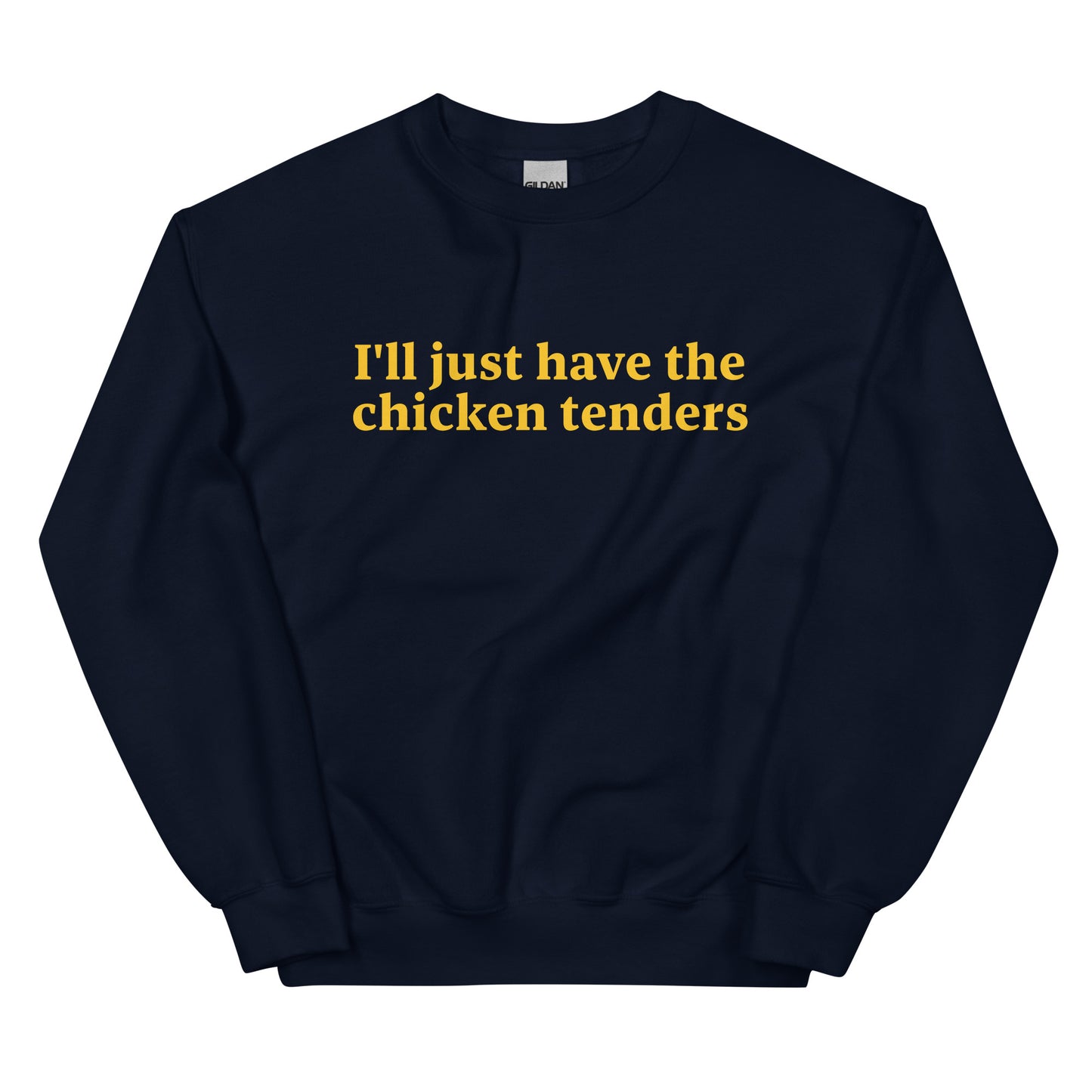 Navy Chicken Tenders Crewneck Sweatshirt