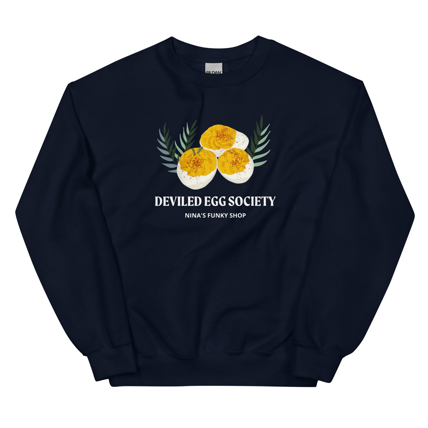 Navy Deviled Egg Society Sweatshirt