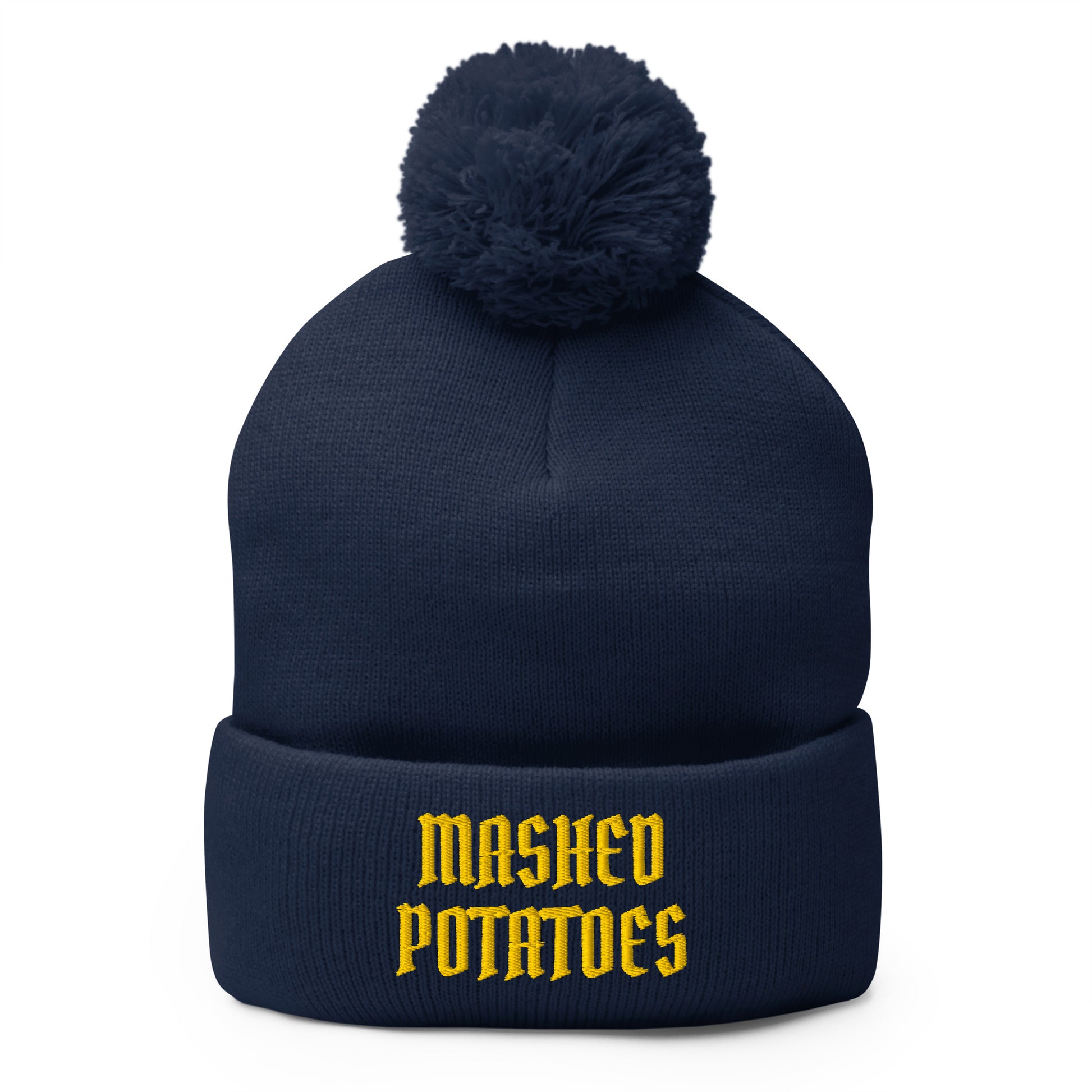 Navy Old Fashioned Mashed Potatoes Beanie