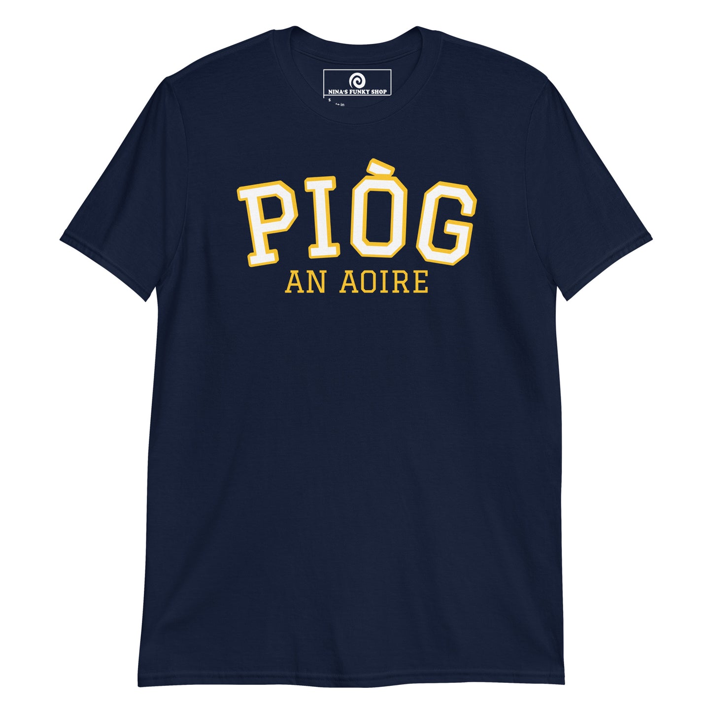 Navy Pióg An Aoire T-Shirt