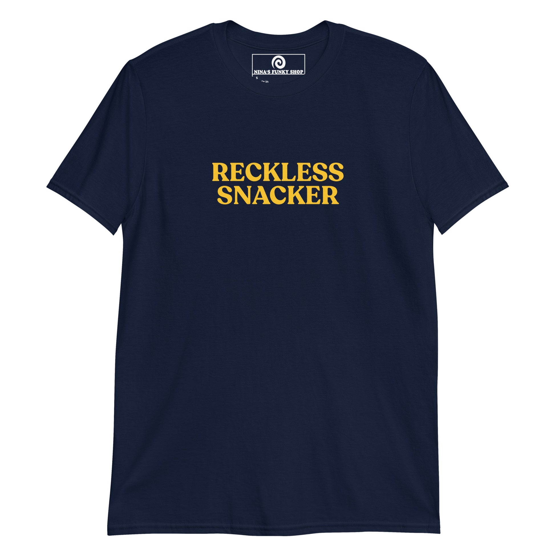 Navy Reckless Snacker T-Shirt