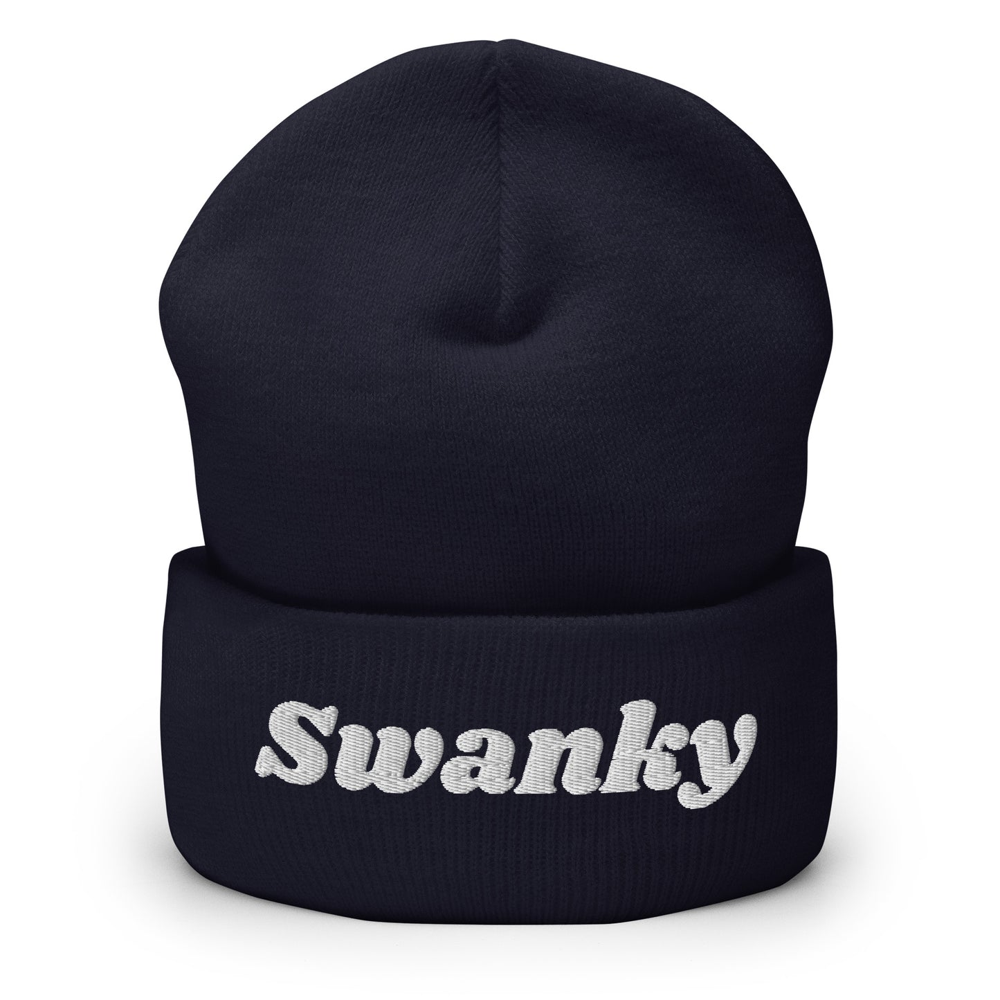 Navy Swanky Cuffed Beanie