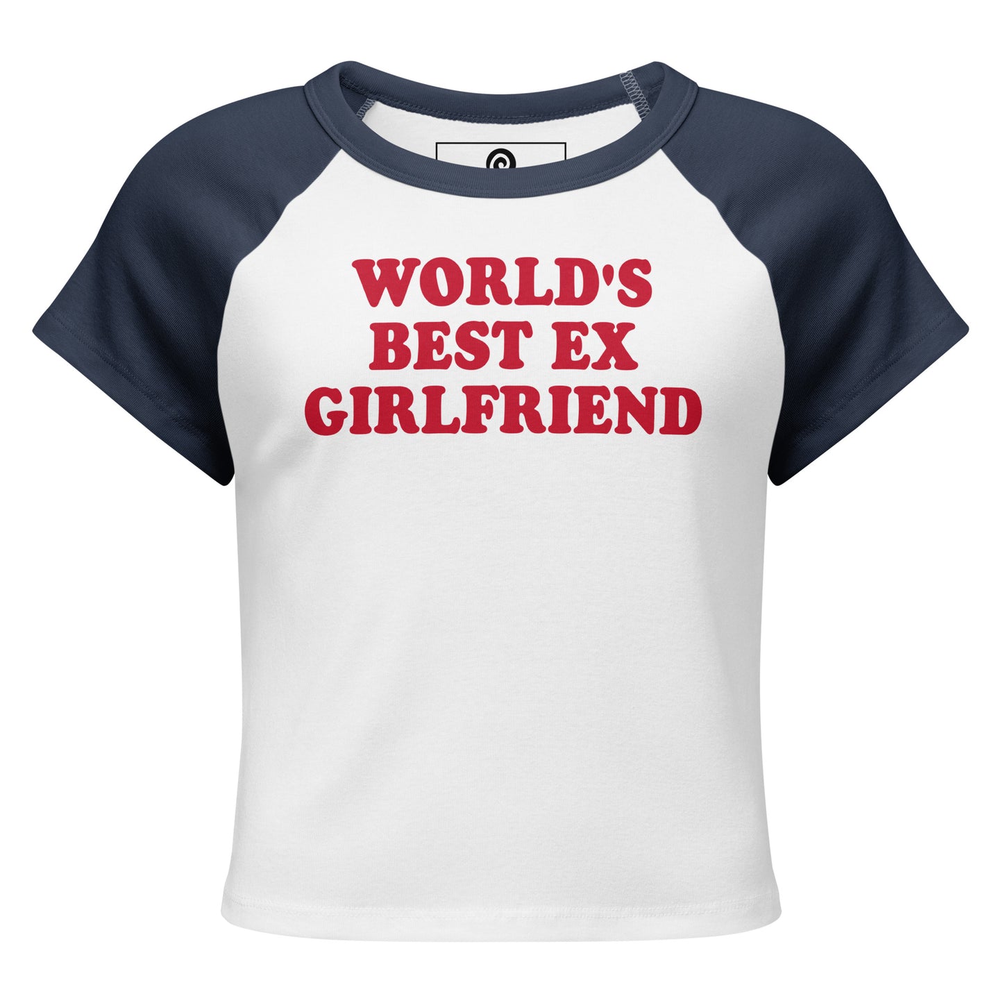 Navy World's Best Ex Girlfriend Raglan Tee