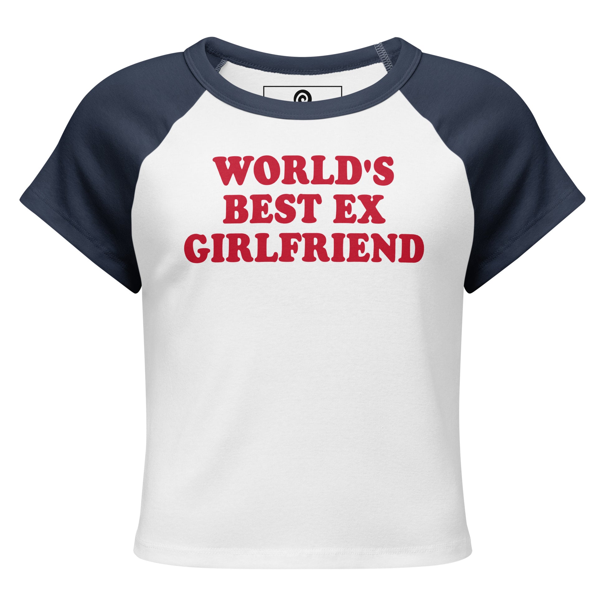 Navy World's Best Ex Girlfriend Raglan Tee