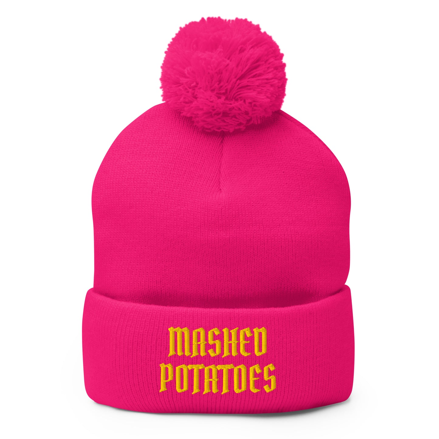 Pink Old Fashioned Mashed Potatoes Beanie