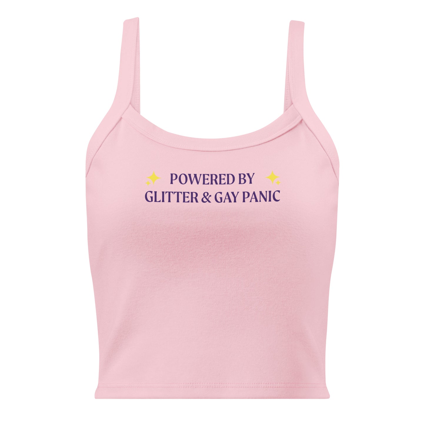 Pink Powered By Glitter & Gay Panic Tank Top