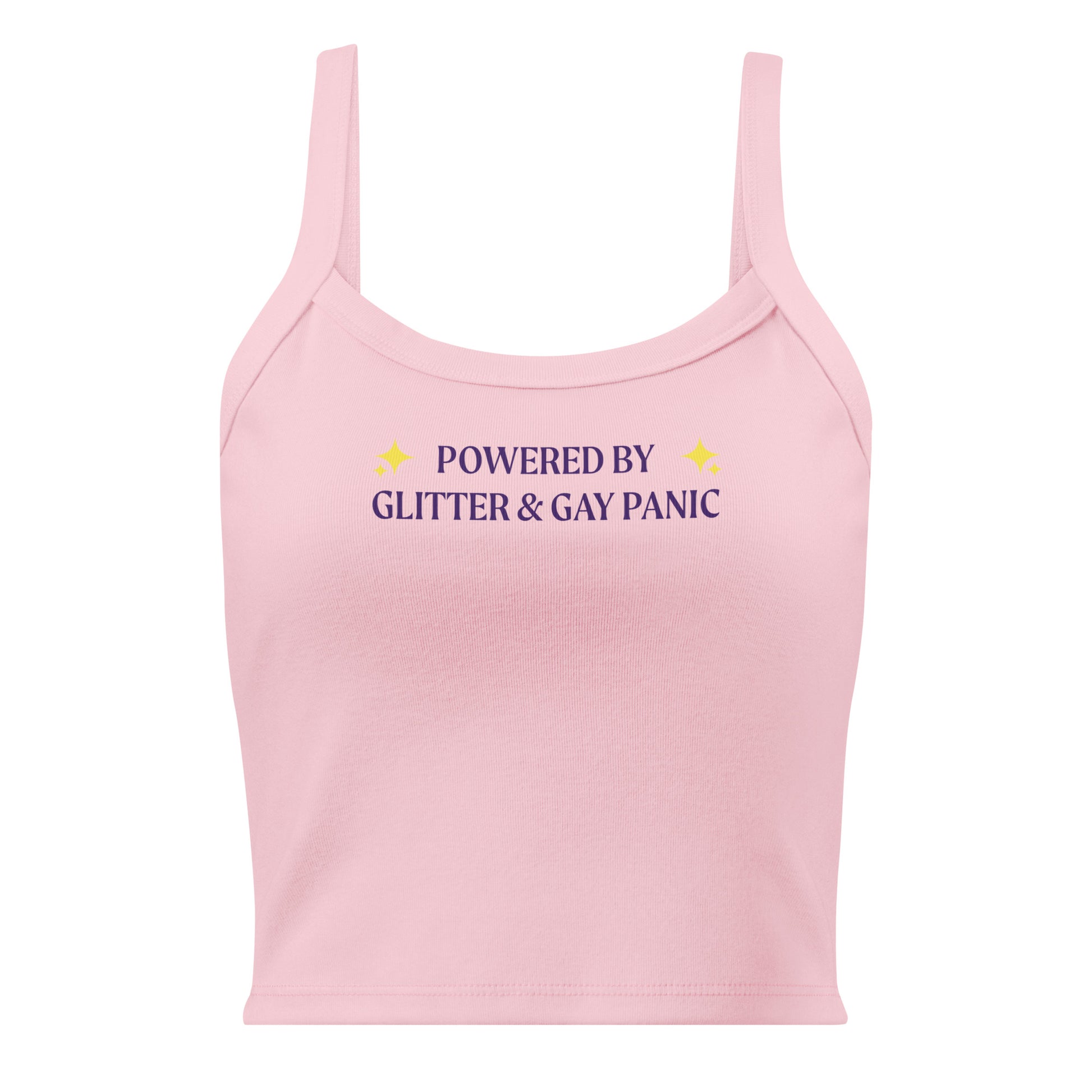 Pink Powered By Glitter & Gay Panic Tank Top