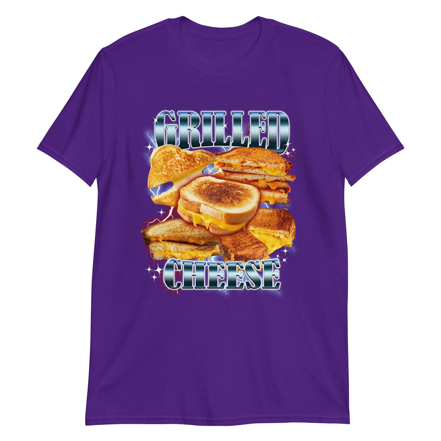 Purple 90s Bootleg Grilled Cheese T-Shirt