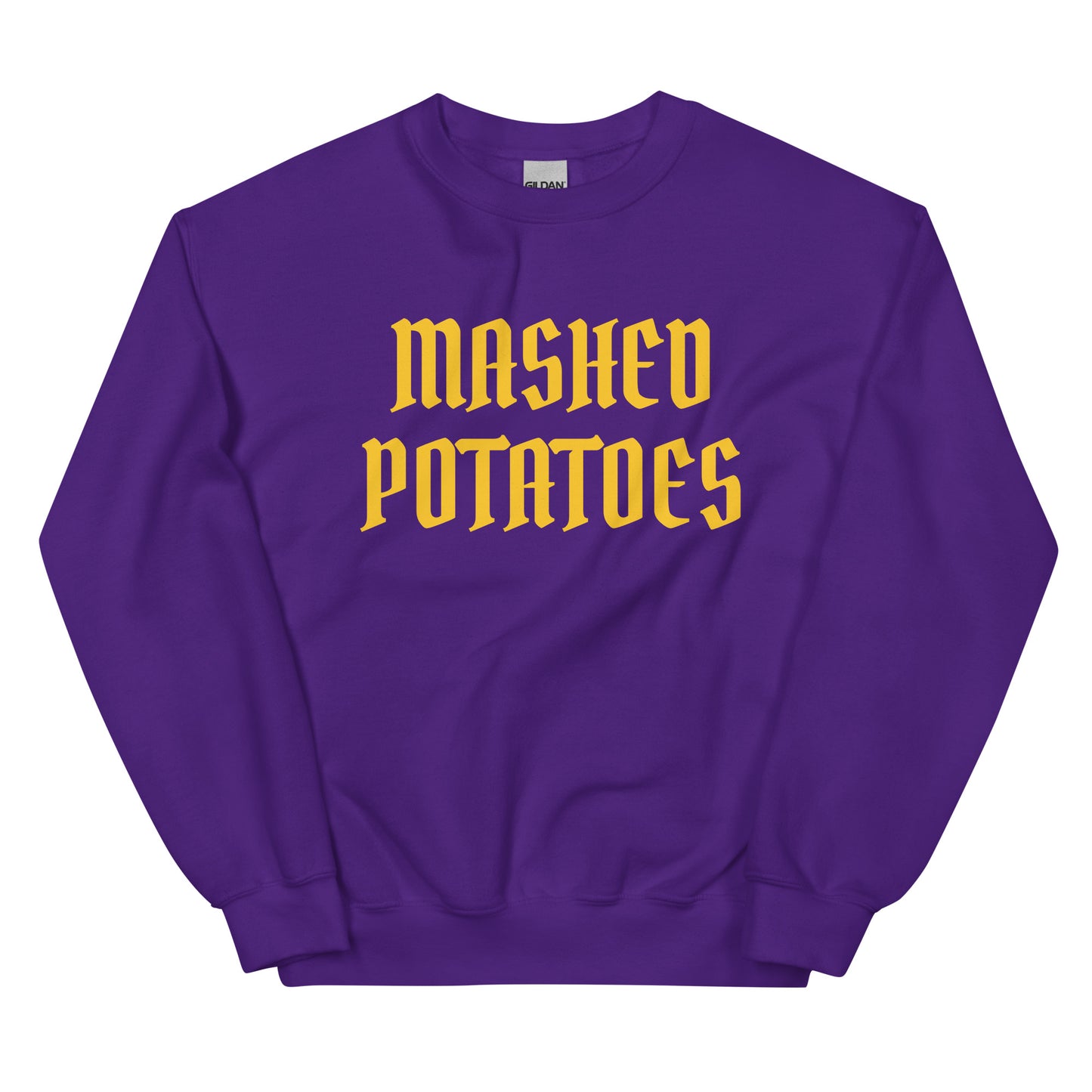 Purple Old Fashioned Mashed Potatoes Sweatshirt