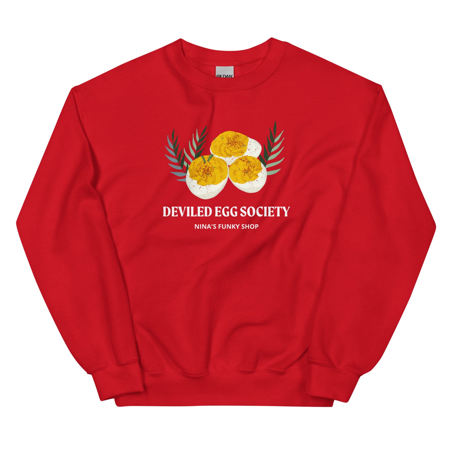 Red Deviled Egg Society Sweatshirt