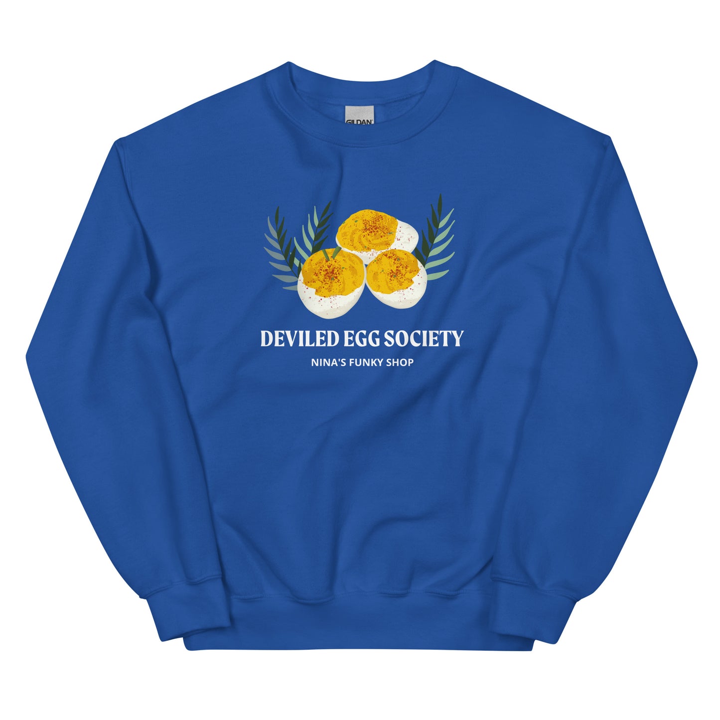 Royal Blue Deviled Egg Society Sweatshirt