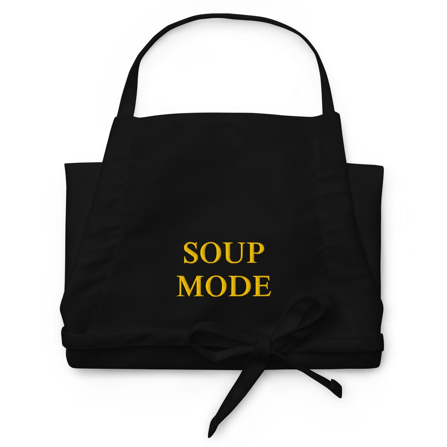 Soup Mode Embroidered Apron