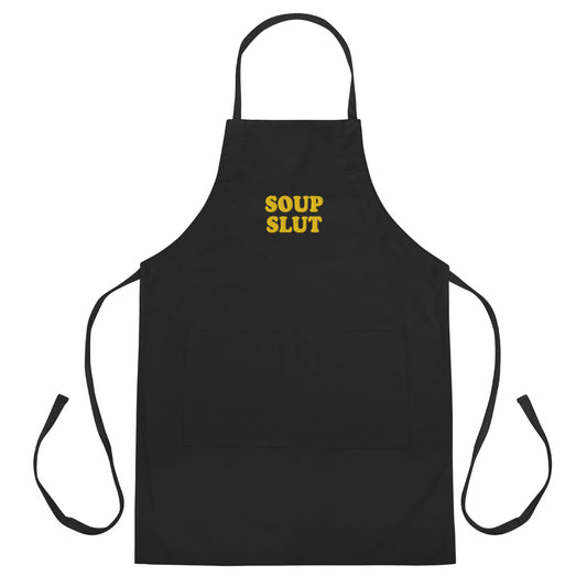 Soup Slut Embroidered Apron