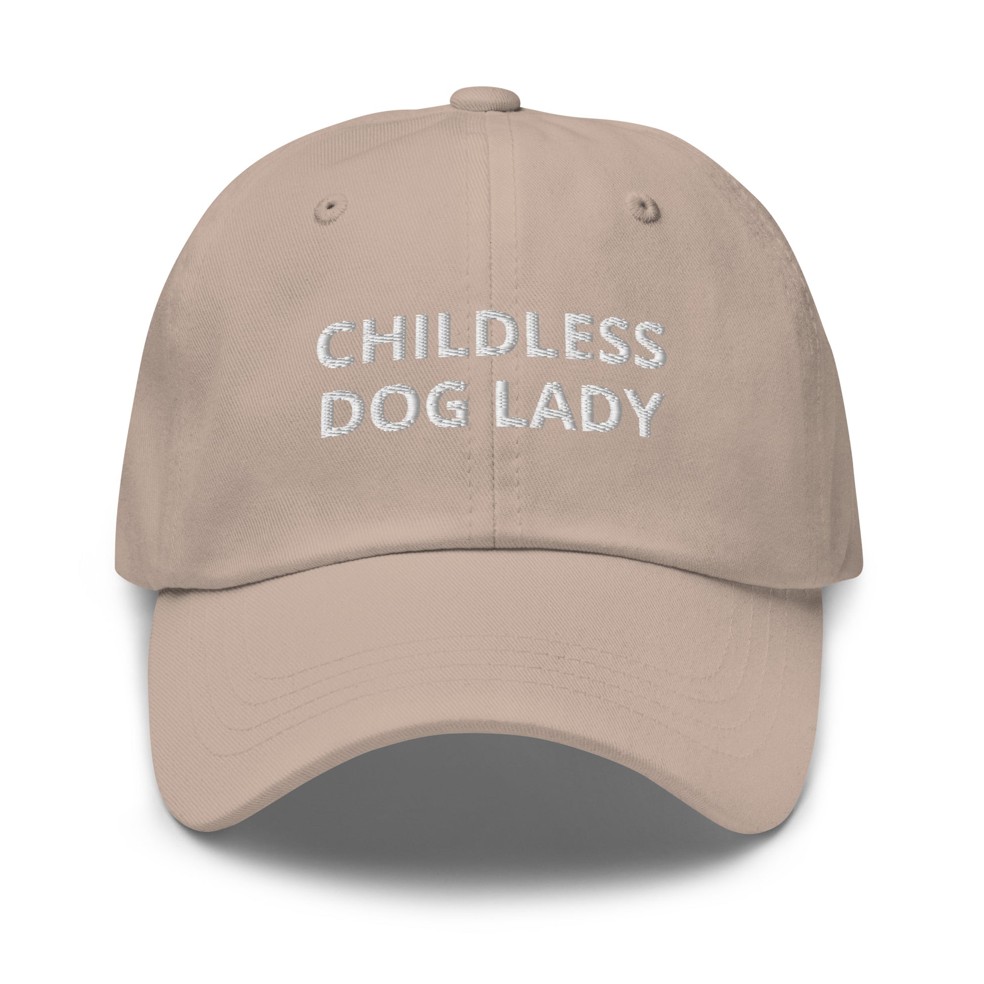 Stone Childless Dog Lady Dad Hat