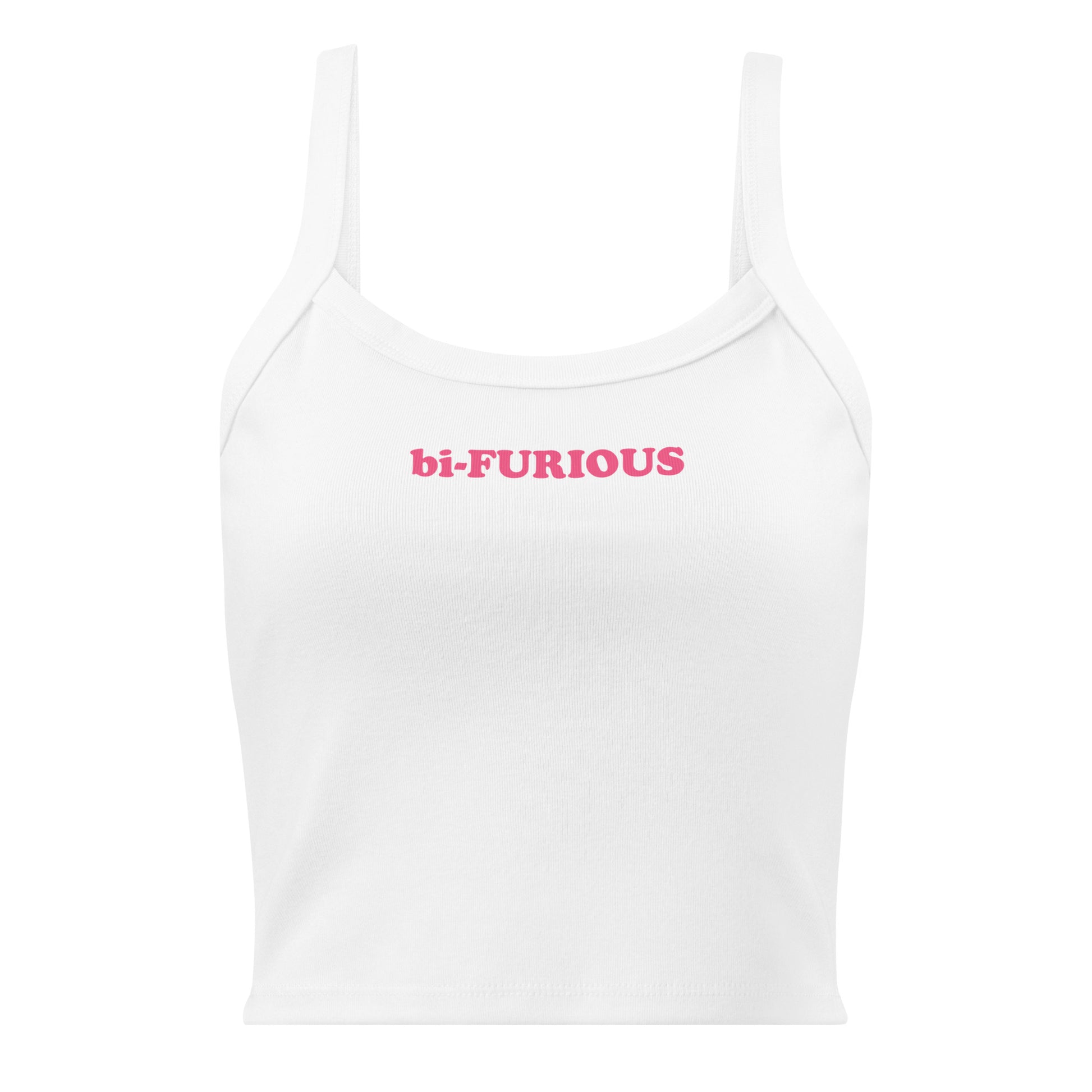 White Bi-Furious Tank Top