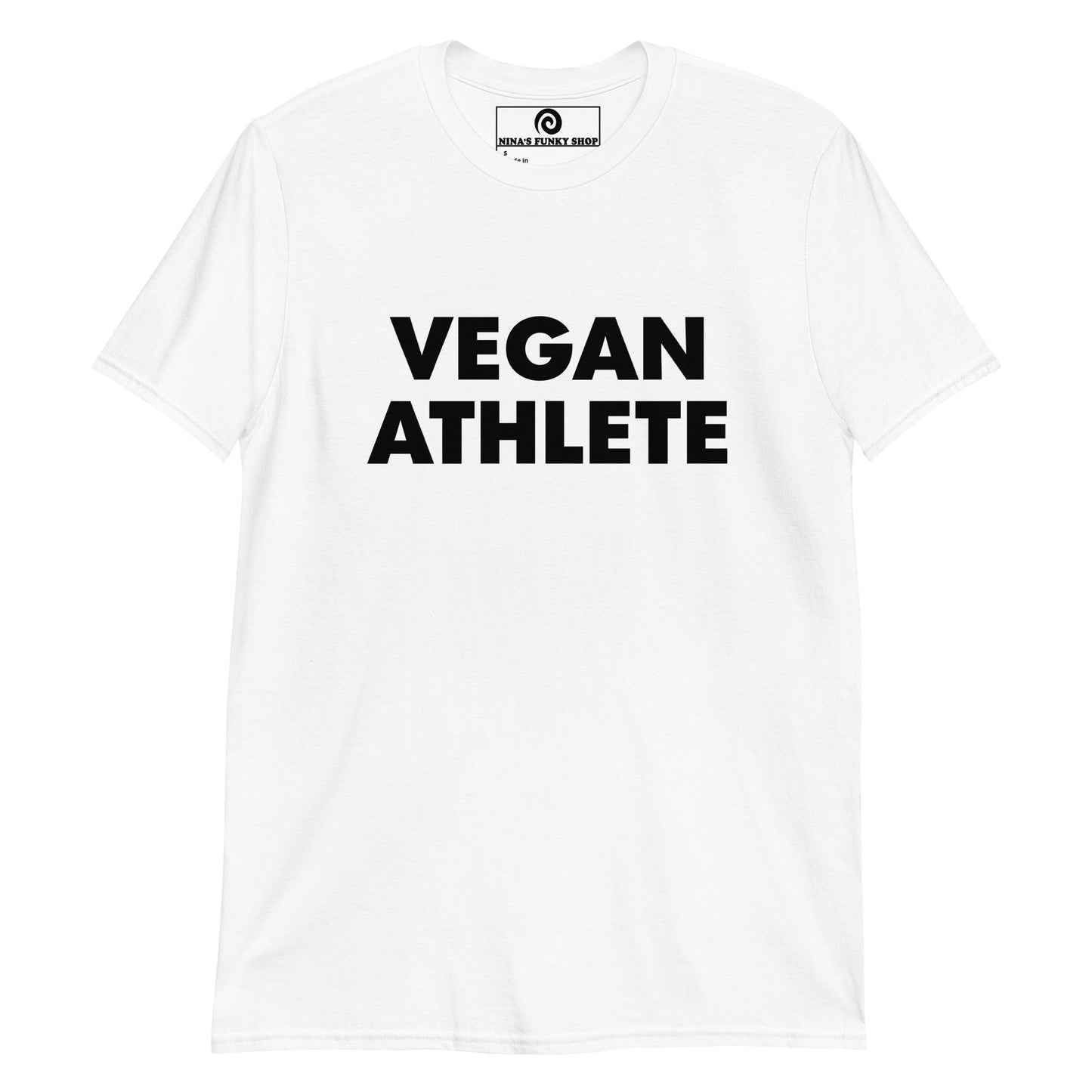 White Vegan Athlete T-Shirt