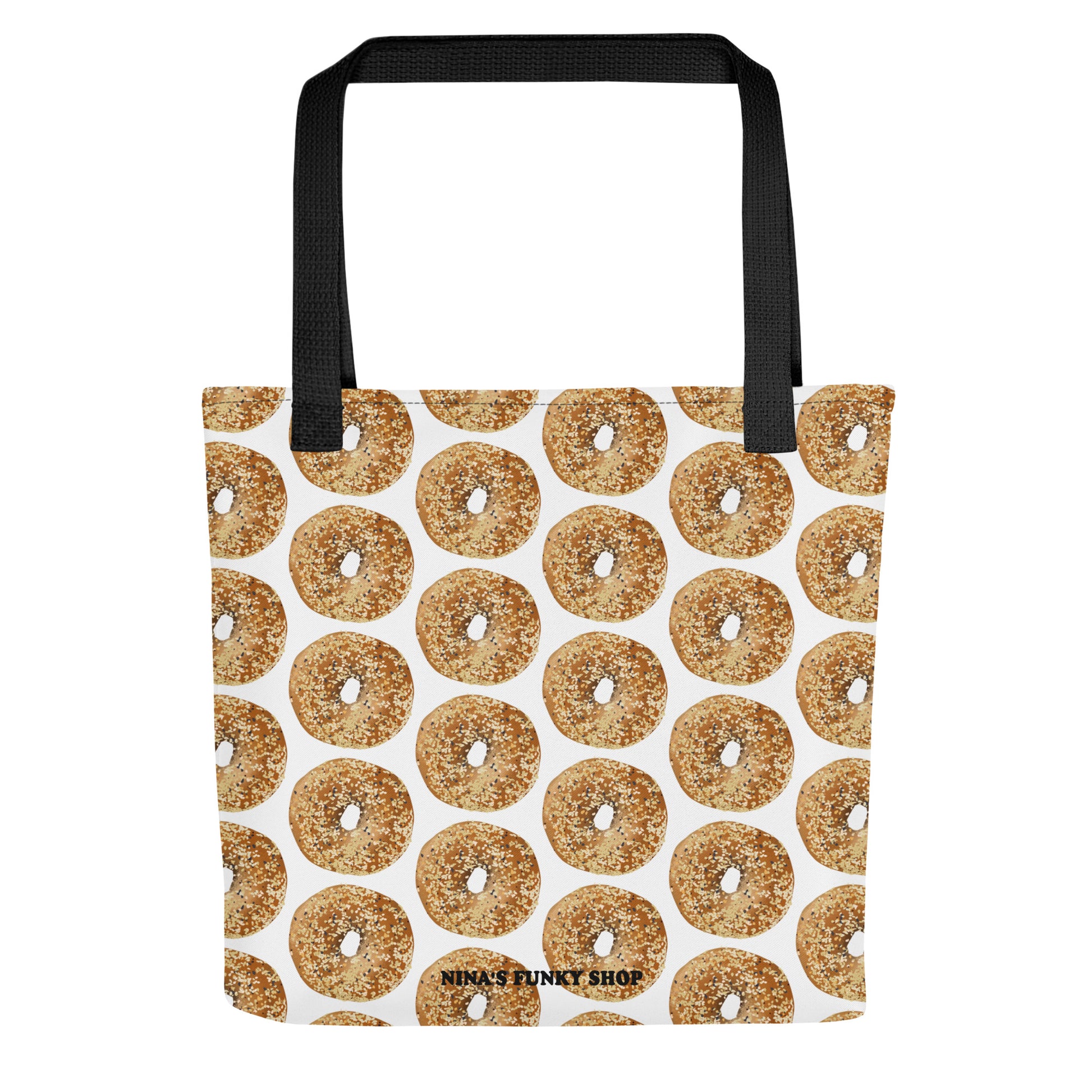 Everything bagel tote bag