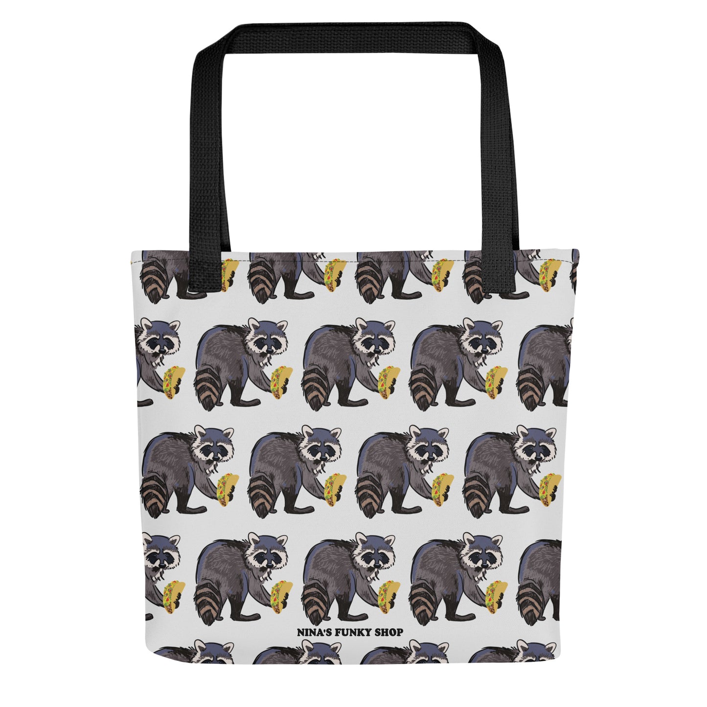 Raccoon tote bag