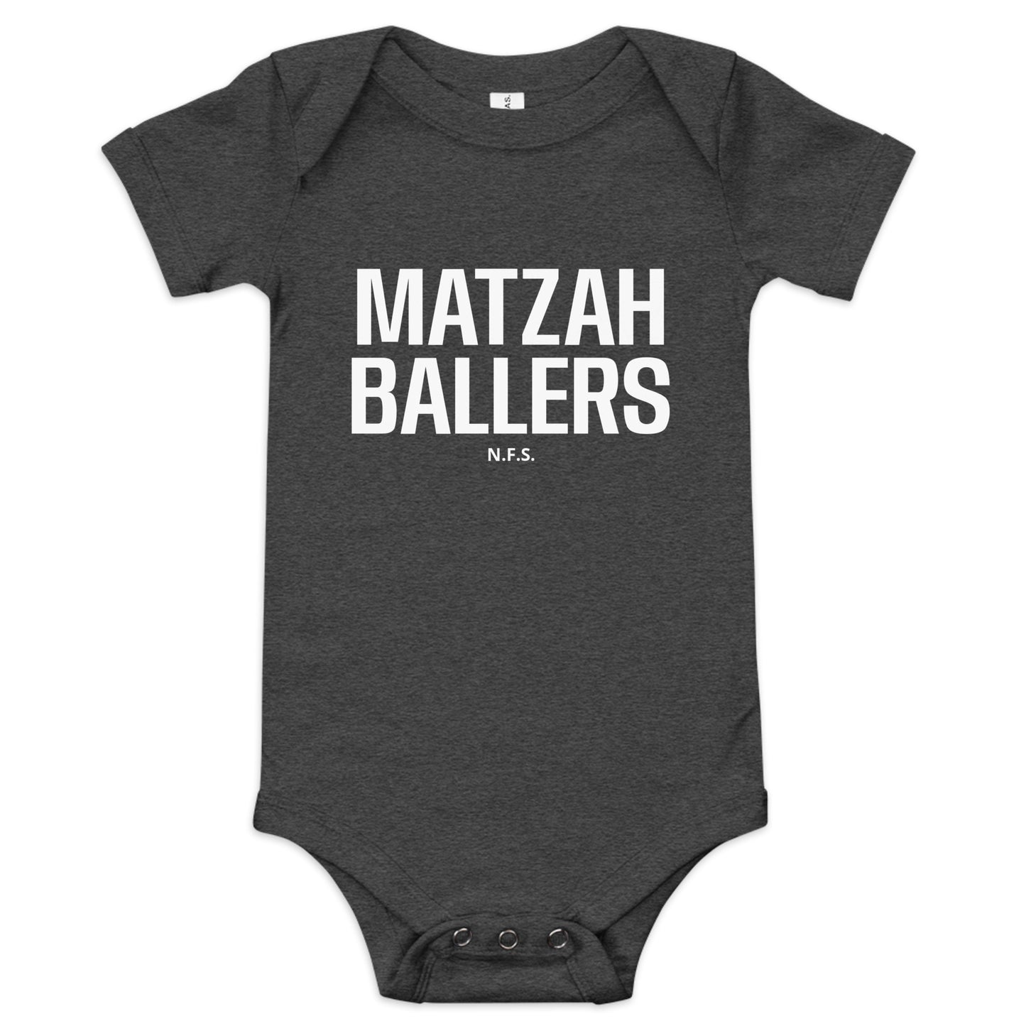 Matzah Ballers Baby Short Sleeve Onesie