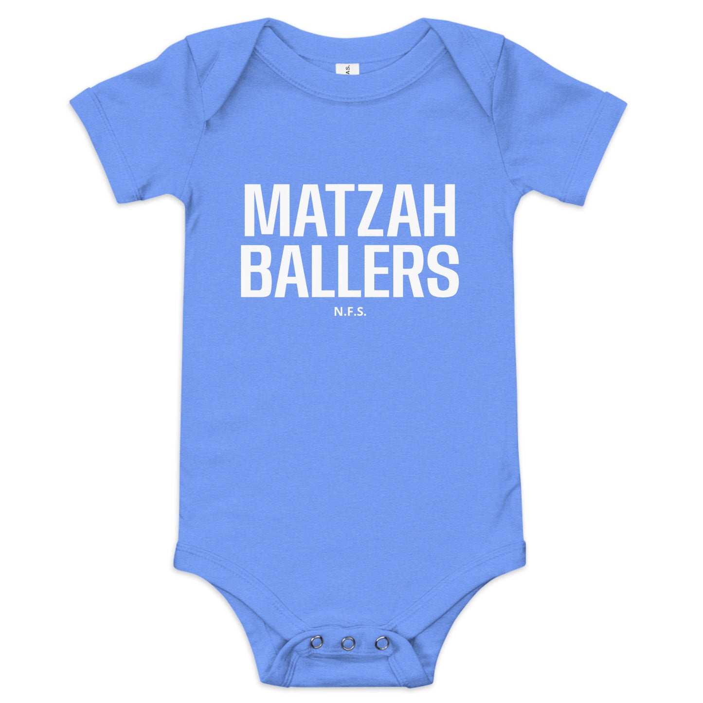 Matzah Ballers Baby Short Sleeve Onesie