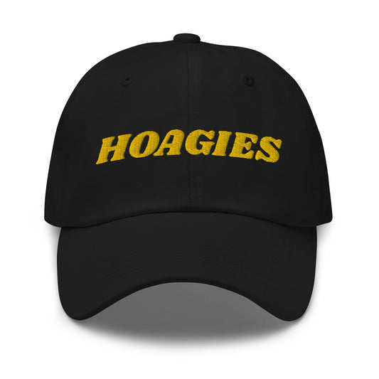 Black Hoagies Hat - Our Hoagies Hat is comfortable, adjustable and comes in a variety of colors, expertly embroidered just for you. It's a funny dad hat for bagels lovers and foodies alike. Perfect for everyday streetwear or a gift for a enthusiast. 
