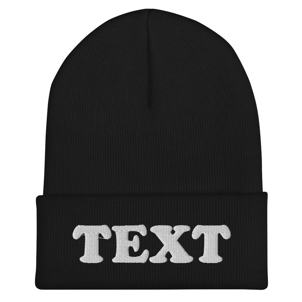 Customizable Cuffed Beanie