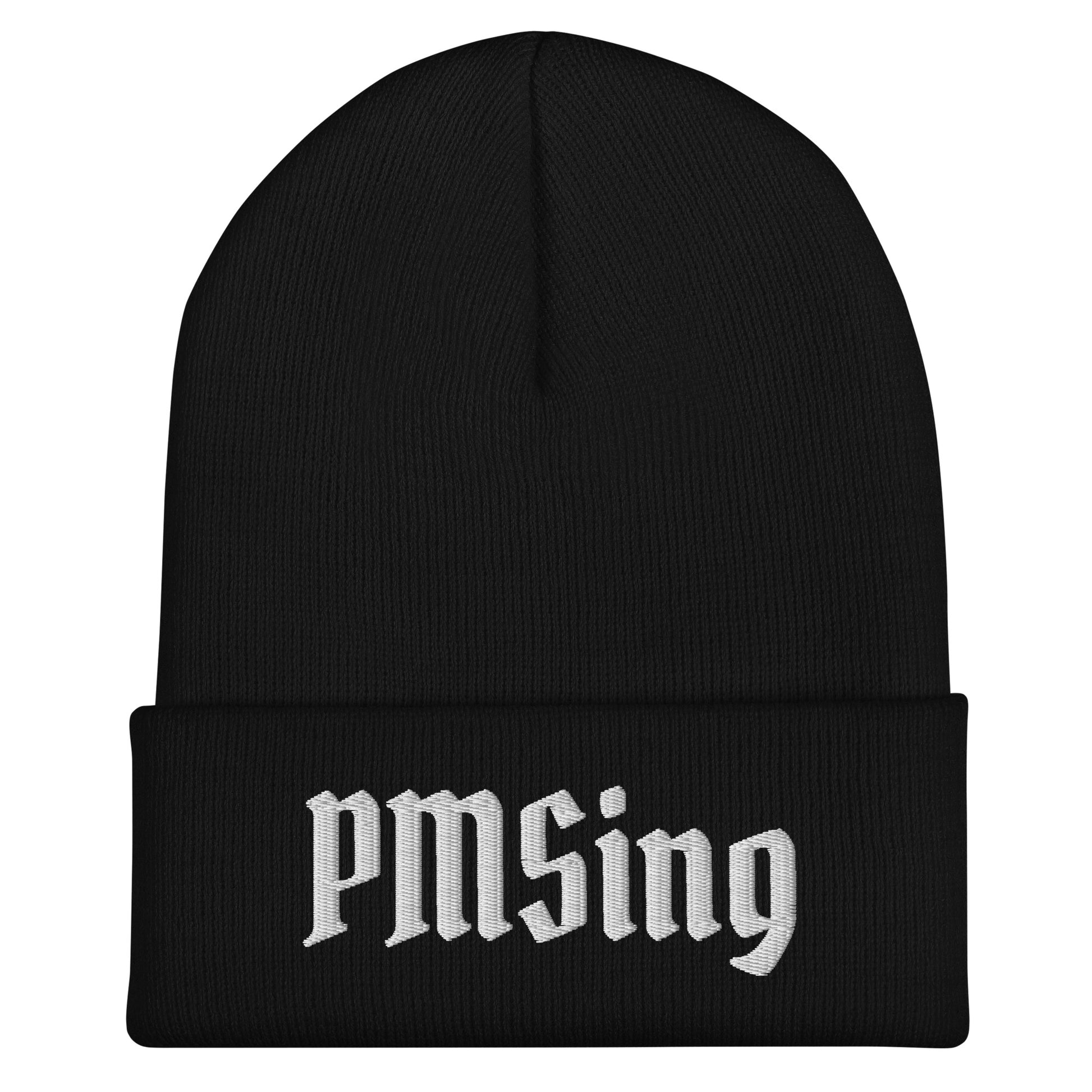 Black PMSing Beanie