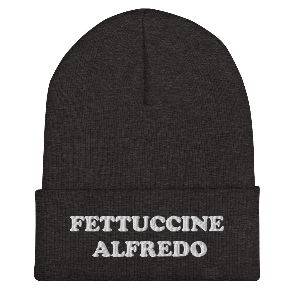 Fettuccine Alfredo Cuffed Beanie