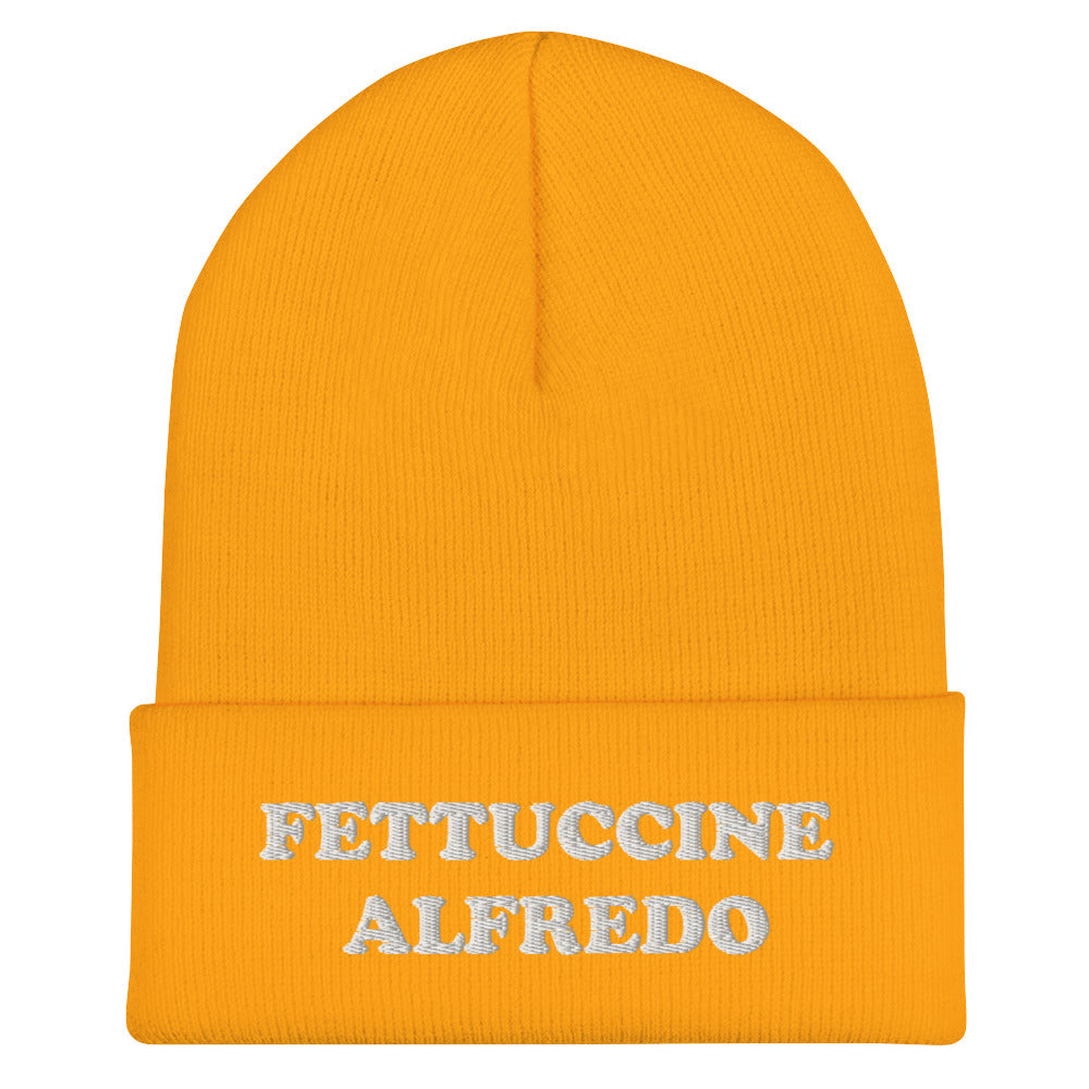 Fettuccine Alfredo Cuffed Beanie