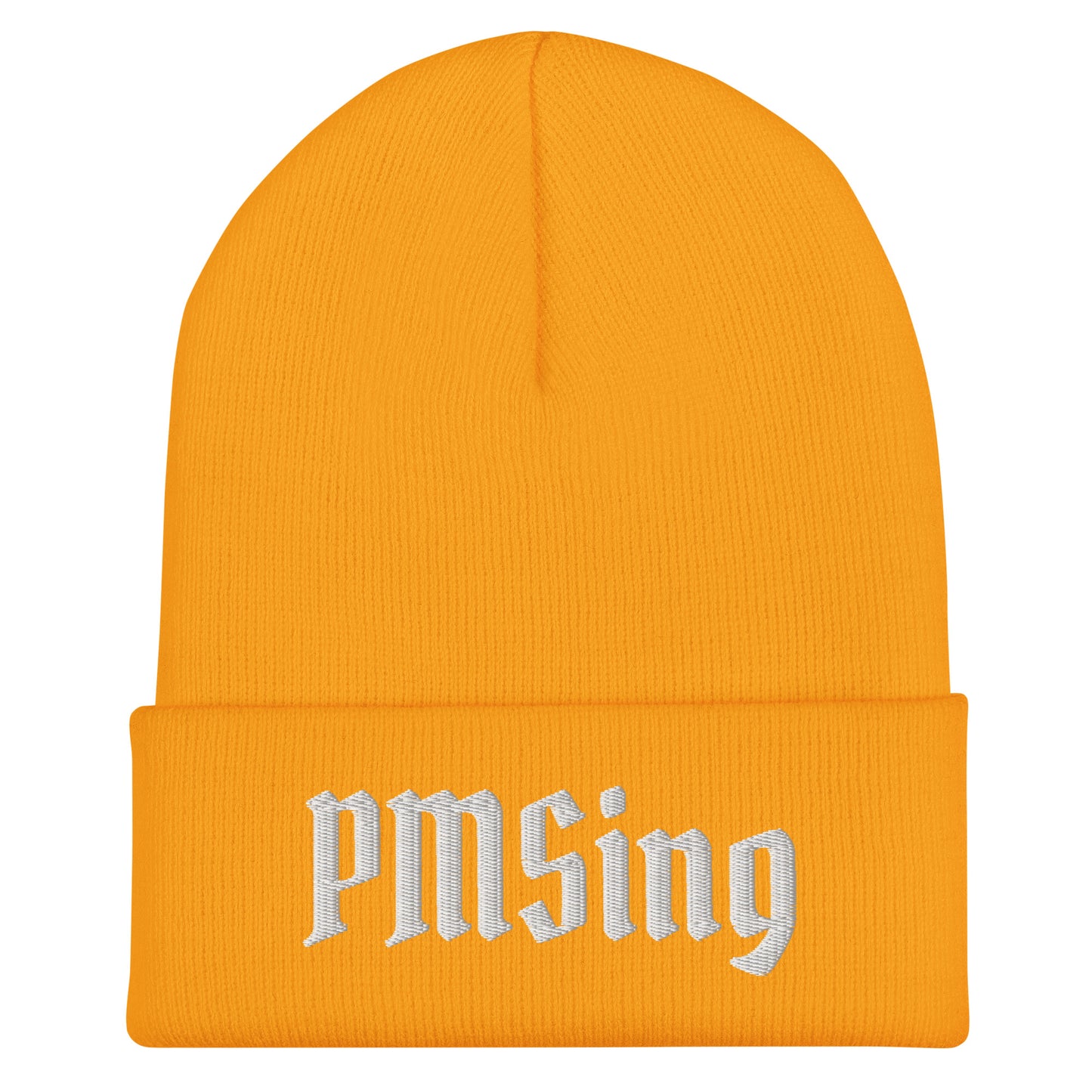 Yellow PMSing Beanie