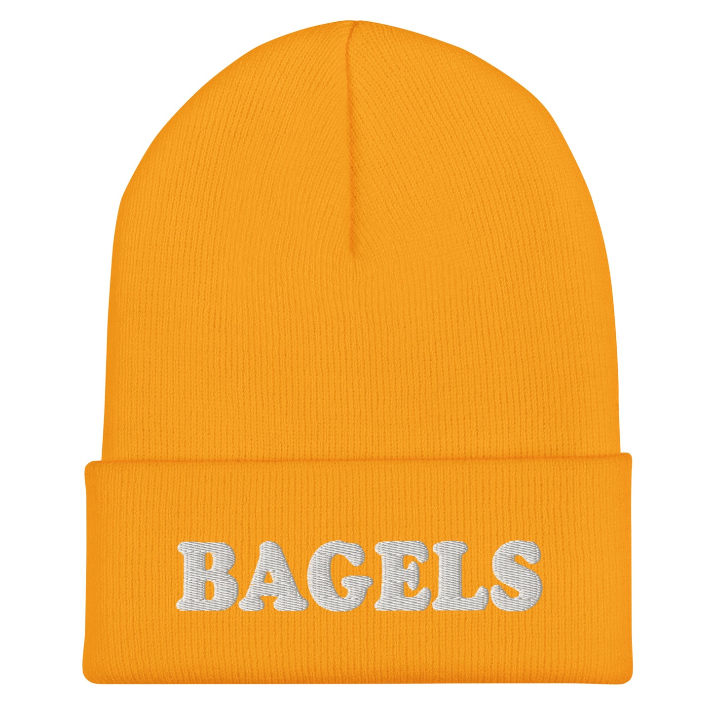 Yellow Love bagels? Looking for a gift for a bagel enthusiast? Our cozy and comfortable Bagels beanie is expertly embroidered just for you. It's perfect hat for bagel lovers and foodies of all kinds.