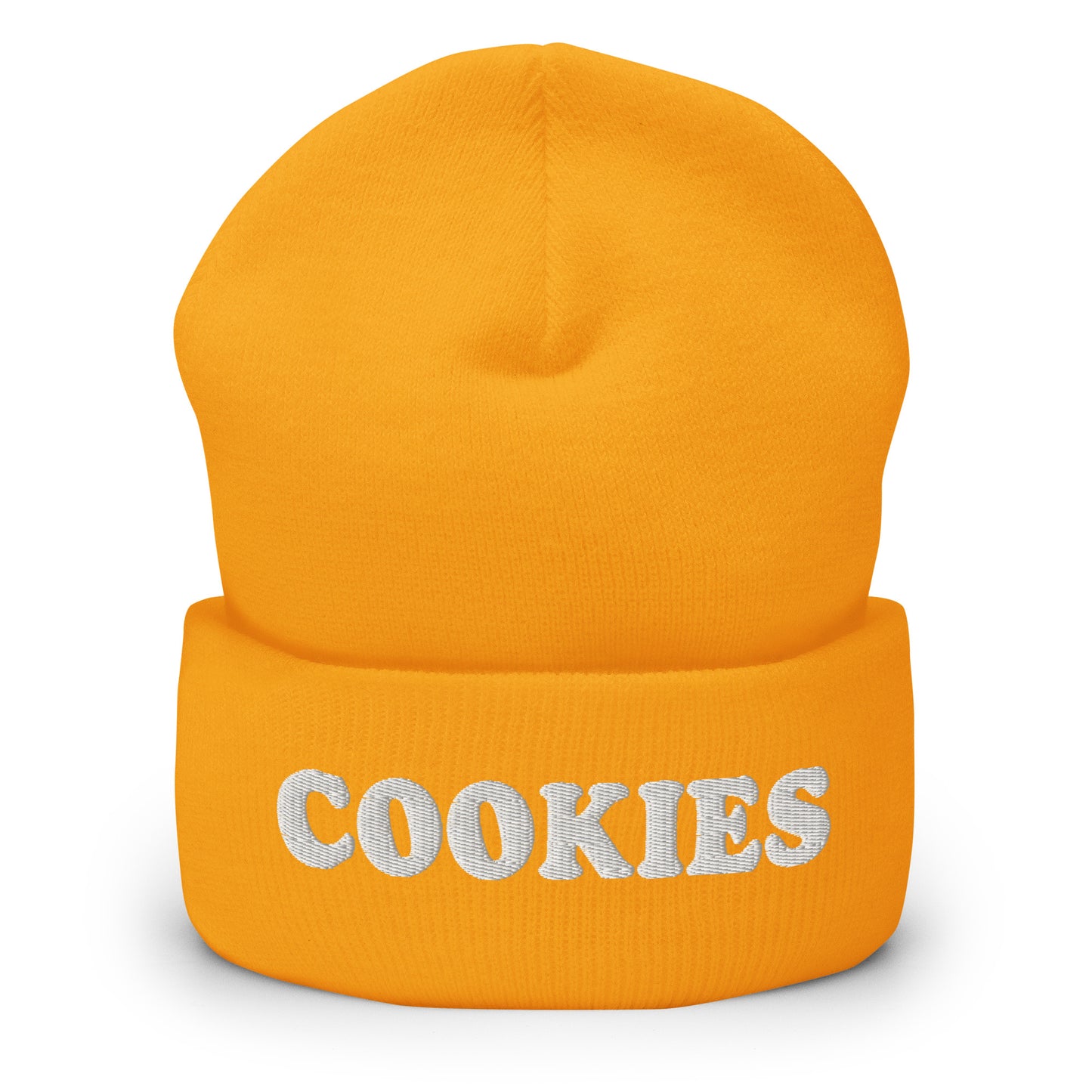 Yellow Are you a cookie enthusiast? Looking for a gift for a aficionado? Our cozy and comfortable Cookie Beanie is expertly embroidered just for you. It's a perfect hat for cookie lovers and foodies of all kinds.