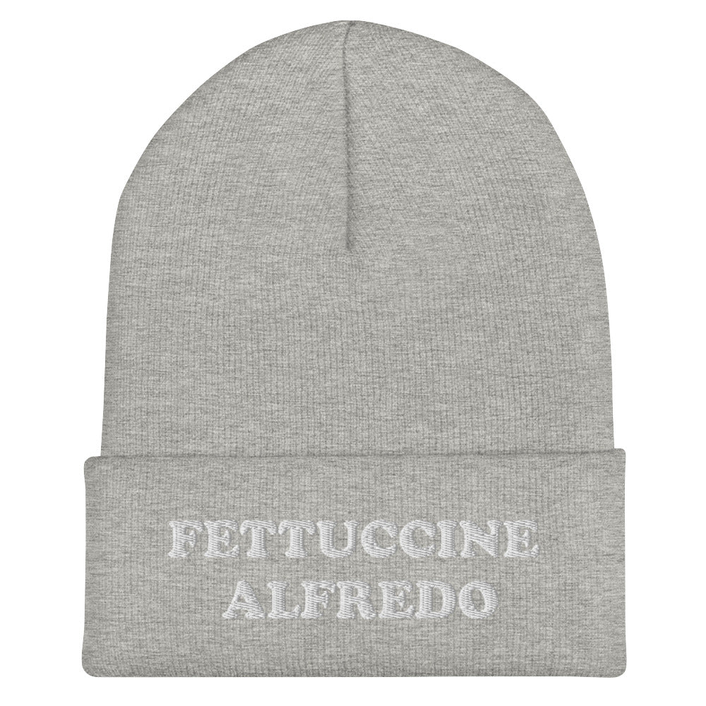 Fettuccine Alfredo Cuffed Beanie