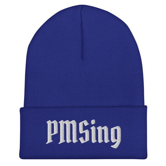 Blue PMSing Beanie