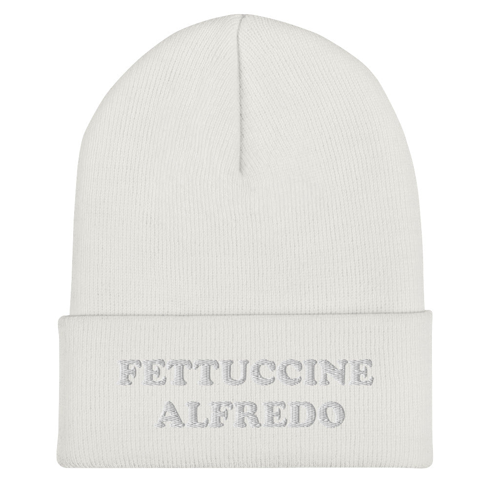 Fettuccine Alfredo Cuffed Beanie