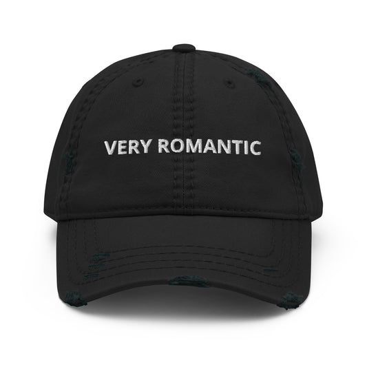 Very Romantic Black Dad hat - Hopeless romantic? Looking for a gift for a romantic friend? This Very Romantic Dad Hat is comfortable and comes in a variety of colors with "very romantic", expertly embroidered on the front. The perfect funny dad hat for everyday romantics. Designed by Nina and made just for you! Looking for something personalized? Shoot us an email! 