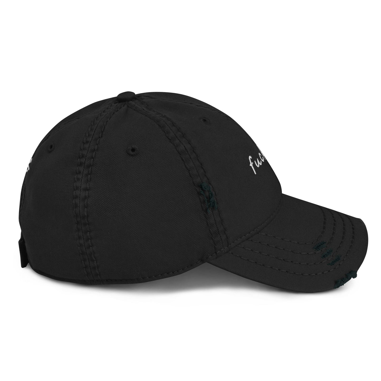 Fuck Off Distressed Dad Hat