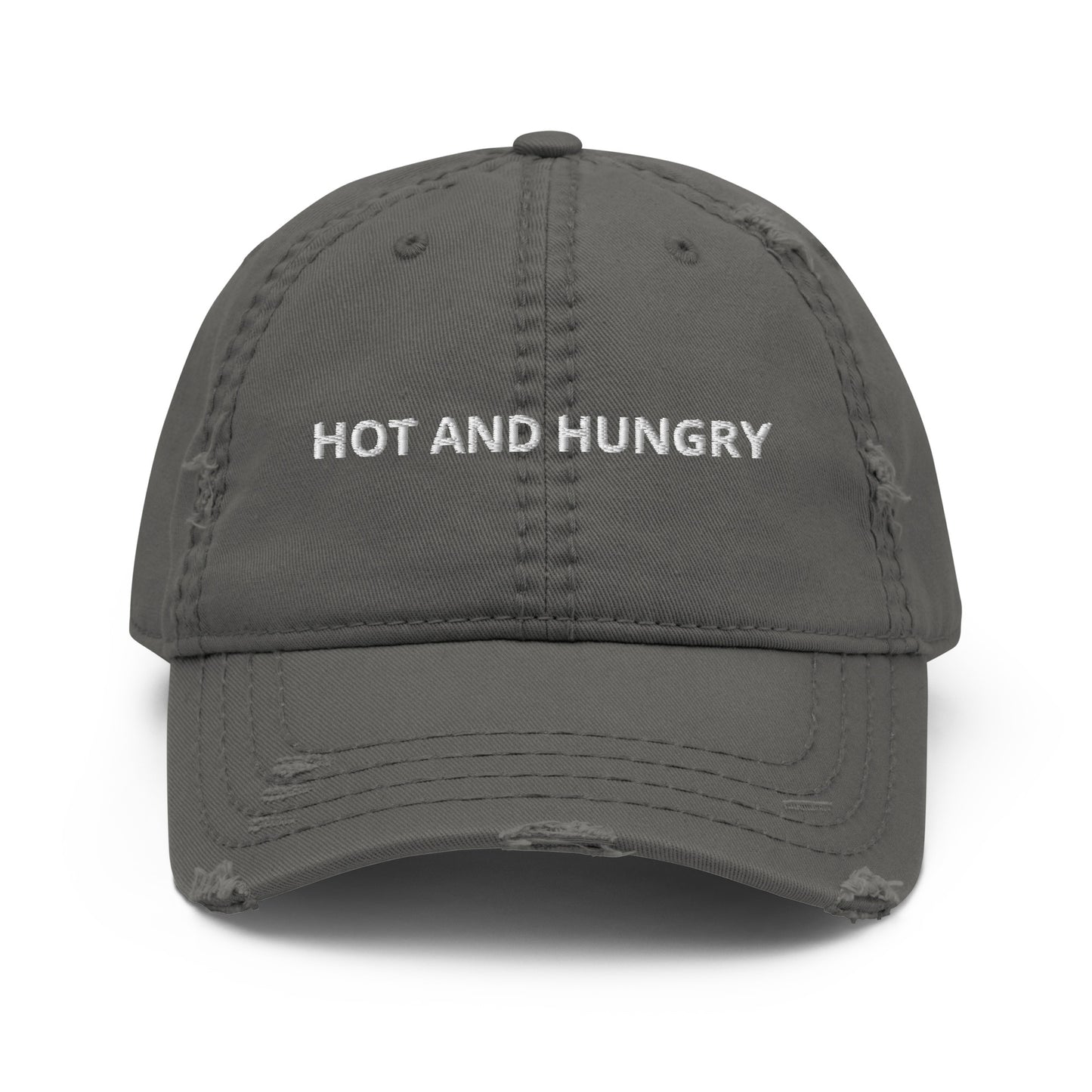 Gray Hot and Hungry Hat 