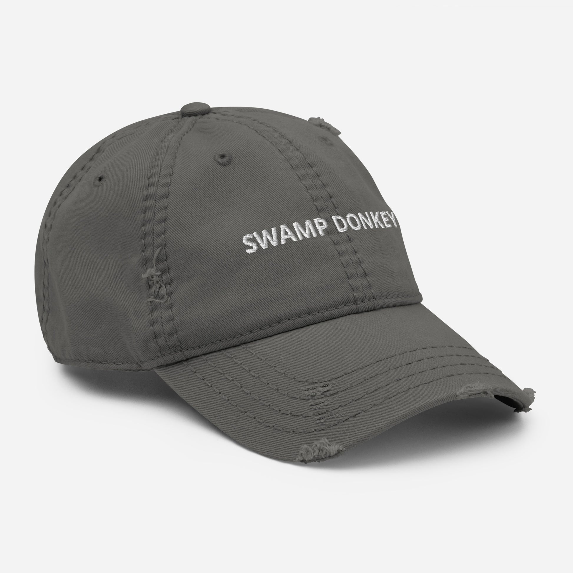 Gray Moose hat - Love moose? Looking for a gift for your favorite Mainer? Our Swamp Donkey Hat is comfortable, adjustable and made just for you. It's a funny New England hat for everyday streetwear and adventures.