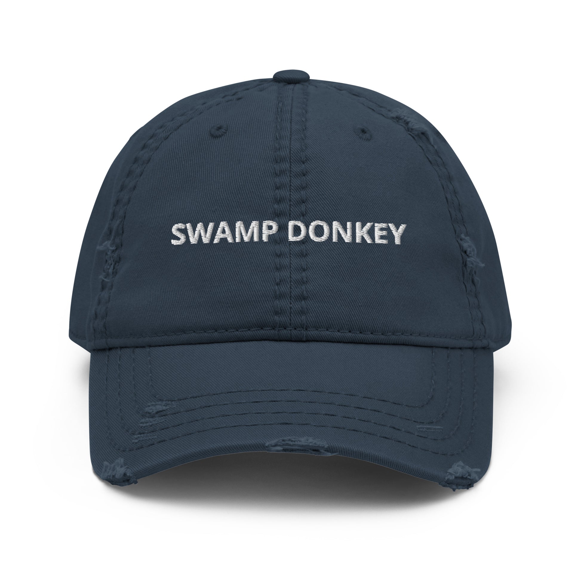 Navy Moose hat- Love moose? Looking for a gift for your favorite Mainer? Our Swamp Donkey Hat is comfortable, adjustable and made just for you. It's a funny New England hat for everyday streetwear and adventures.