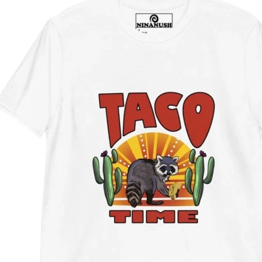 Raccoon Taco Time T-Shirt