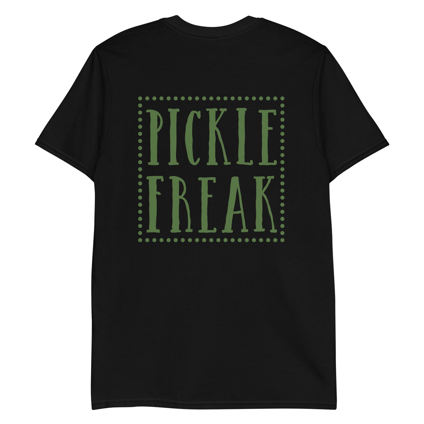 Black Pickle Shirt - Are you a pickle freak? Looking for a gift for a pickle enthusiast? Our Pickle Freak T-Shirt is soft and comfortable with a unique pickle design, expertly printed on the front. Eat pickles and make a statement in this pickle t-shirt for pickle lovers and beyond.