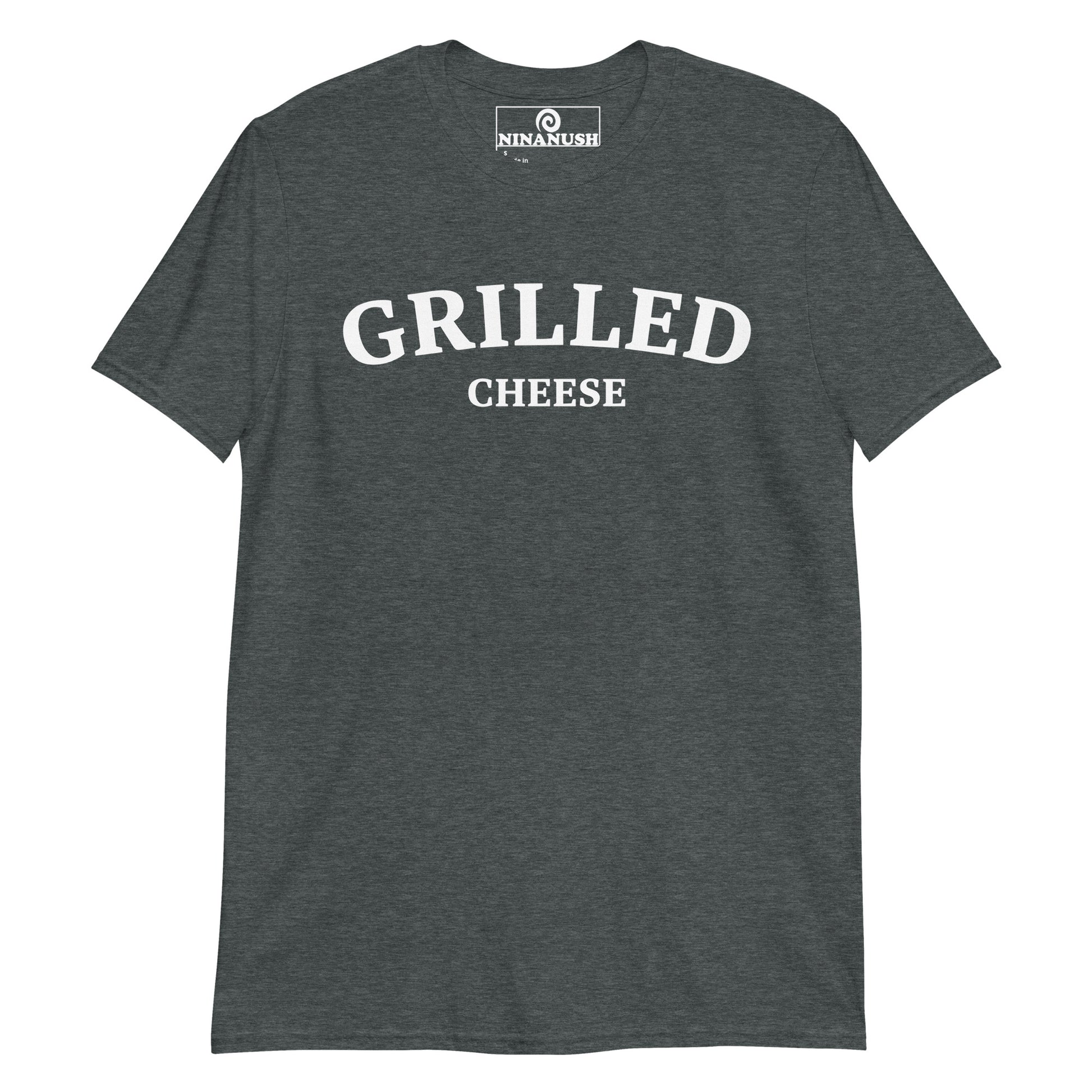 Dark gray grilled cheese sweatshirt - Calling all grilled cheese aficionados! This Unisex grilled cheese shirt is soft, comfortable, designed for foodies and made just for you. It's a funny college-style food shirt that is sure to stand out and make a statement. Eat grilled cheese in this everyday unique foodie t-shirt or a funny gift for a food lover.