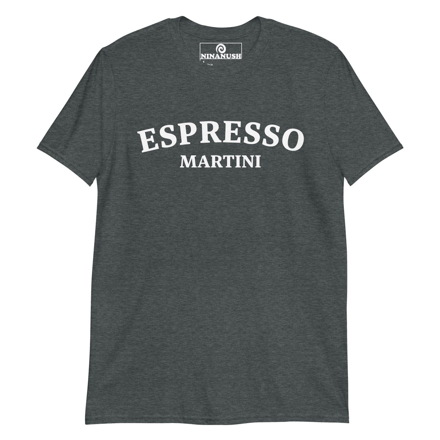 Dark gray espresso martini shirt - This espresso martini t-shirt is soft, comfortable and made just for you. It's the perfect shirt for cocktail lovers and funny gift for espresso martini enthusiasts. Stand out in this unique t-shirt for espresso martini lovers. Celebrate your favorite drinks and foods in our funny foodie clothing and accessories.