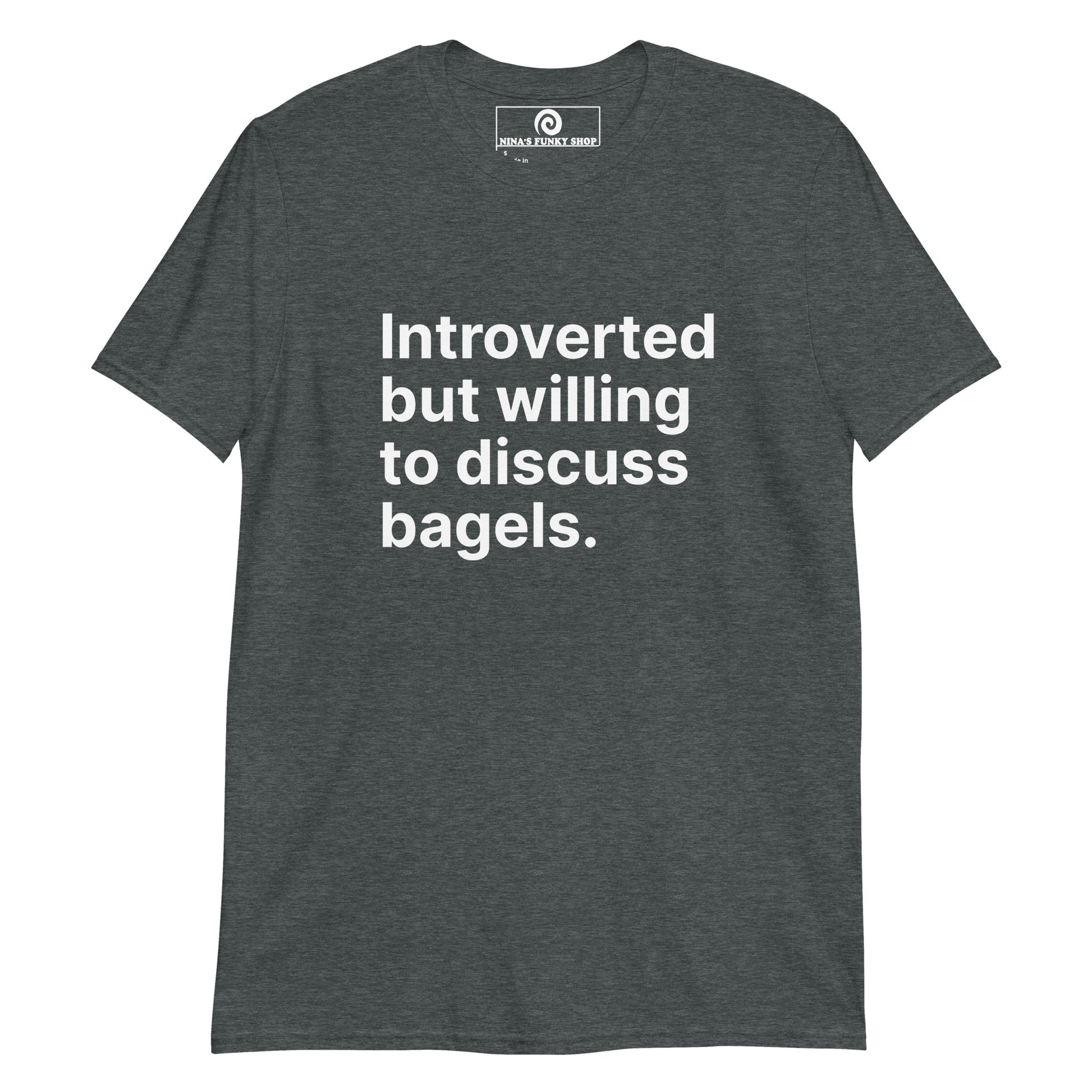 Dark Gray Bagel T-Shirt 