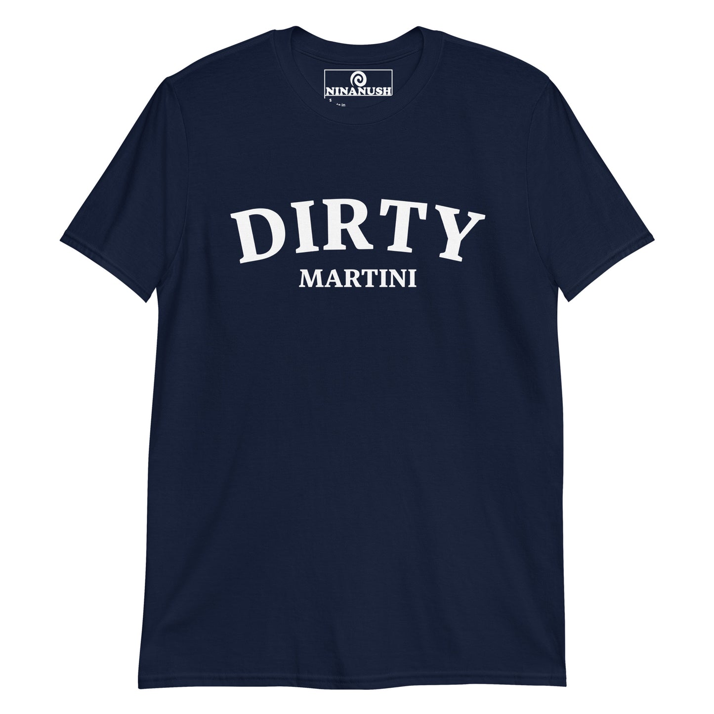 Navy dirty martini t-shirt from Nina's Funky Shop by ninanush - This funny Martini lover shirt is soft, comfortable and made just for you. Now you can drink your favorite dirty martini and make a statement in this unique martini t-shirt. It's a classic tee with an eye catching design for passionate martini enthusiasts and cocktail lovers of all kinds.