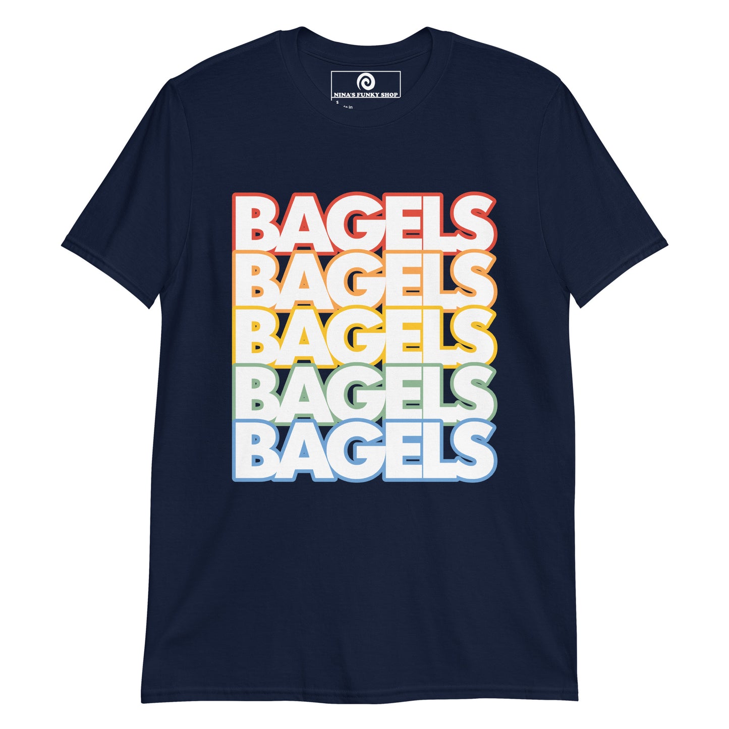 Rainbow Bagel T-Shirt